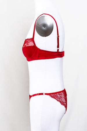 Greta Adjustable String Bikini (Red)